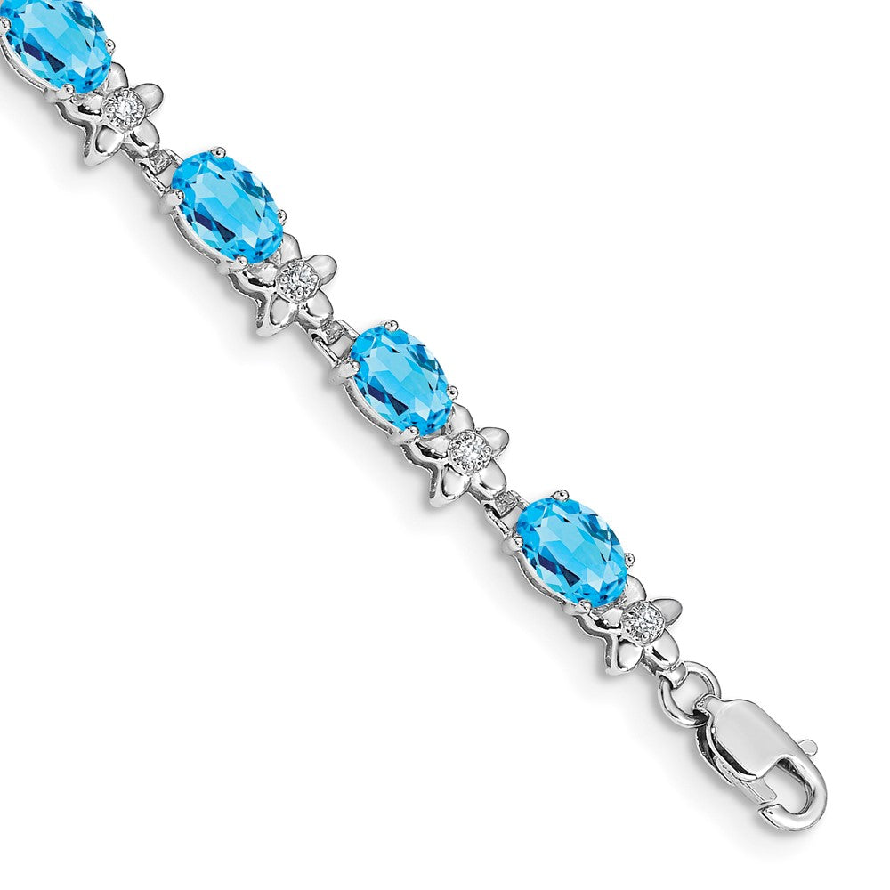 Gold Floral Diamond & Gemstone Bracelets