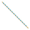 Gold Floral Diamond & Gemstone Bracelets