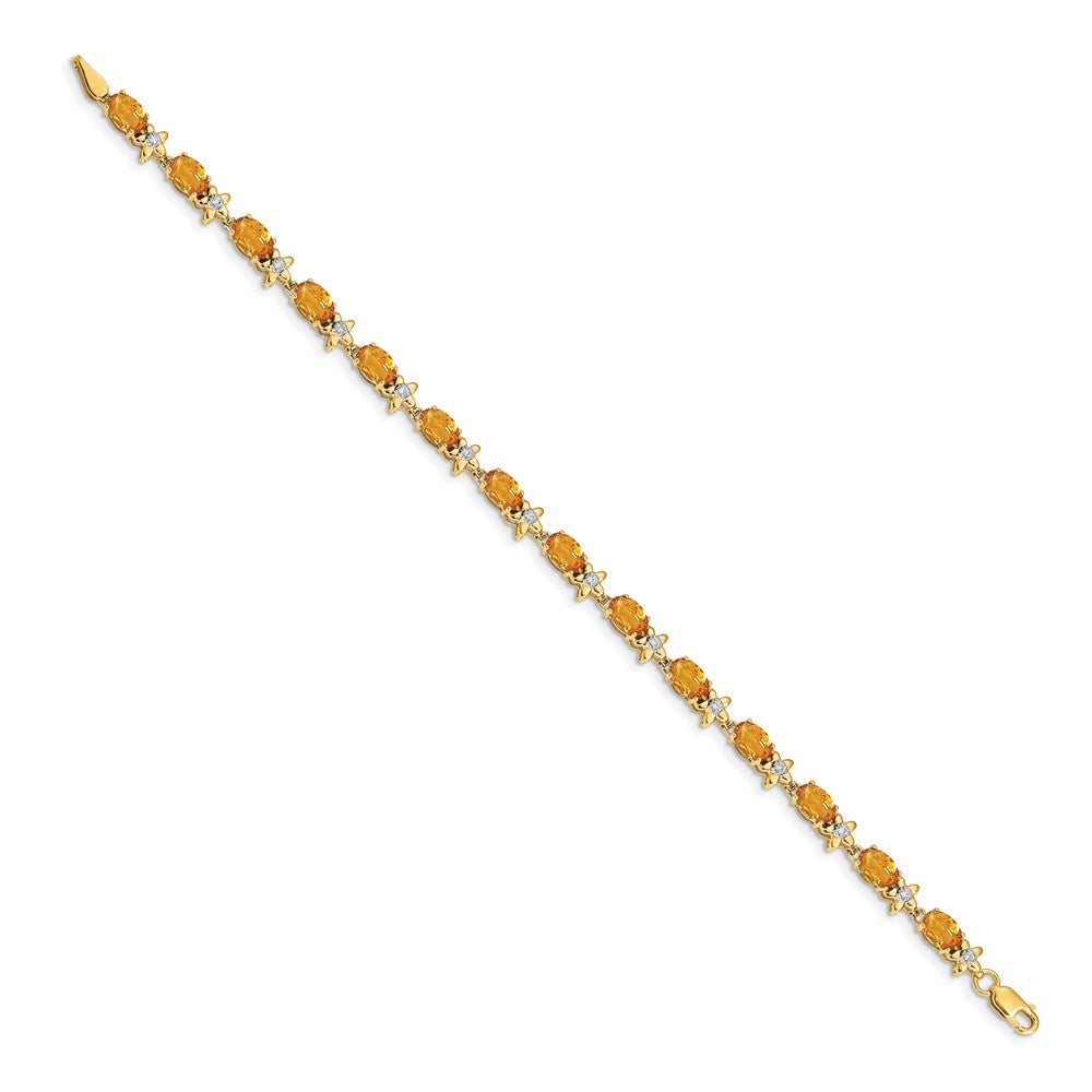 Gold Floral Diamond & Gemstone Bracelets