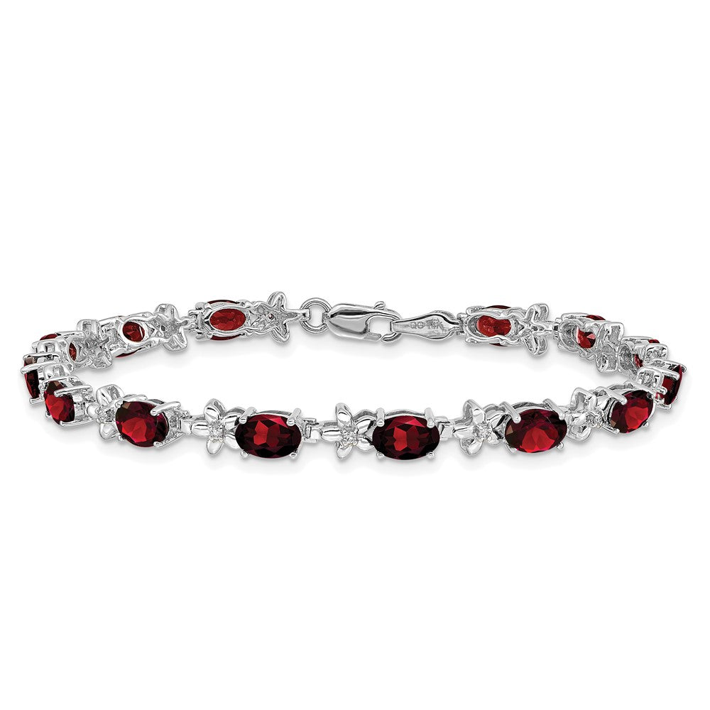 Gold Floral Diamond & Gemstone Bracelets