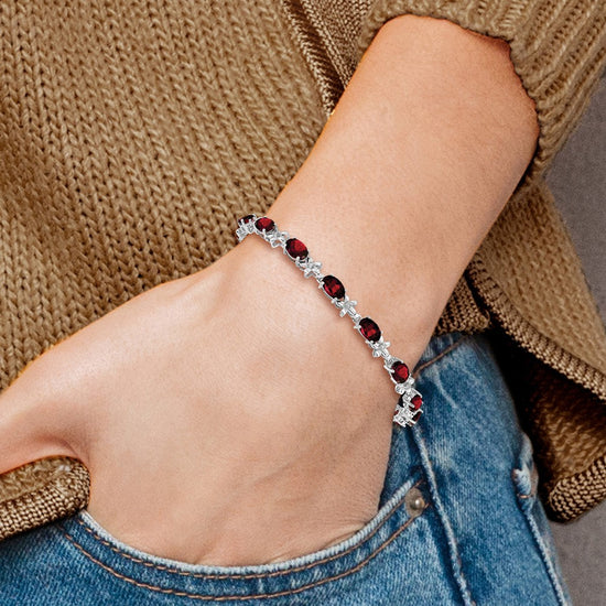 Gold Floral Diamond & Gemstone Bracelets
