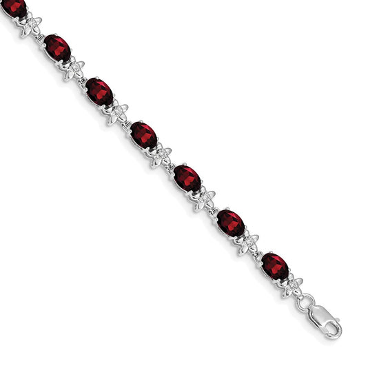 Gold Floral Diamond & Gemstone Bracelets
