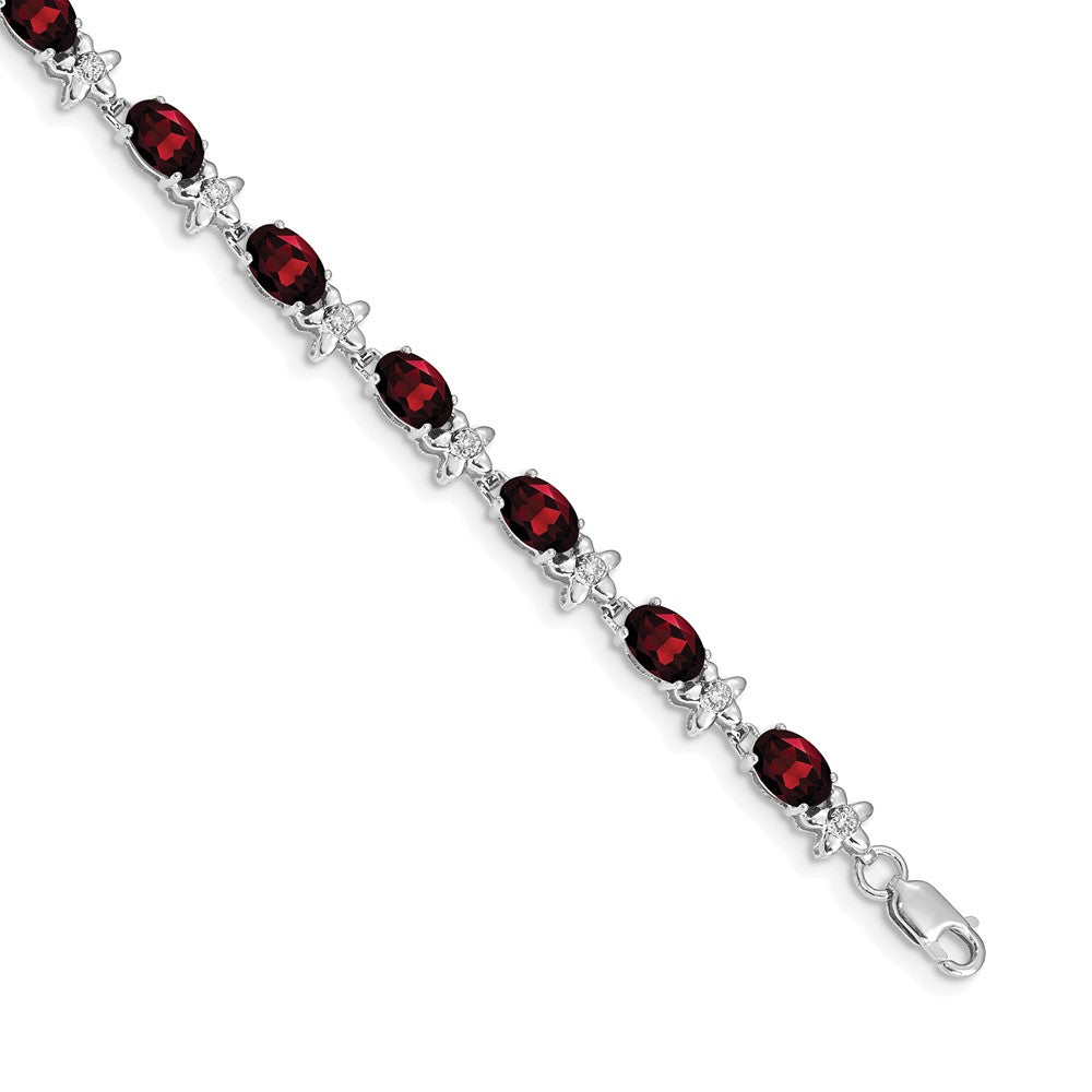 Gold Floral Diamond & Gemstone Bracelets