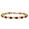 Gold Floral Diamond & Gemstone Bracelets