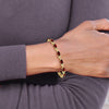 Gold Floral Diamond & Gemstone Bracelets