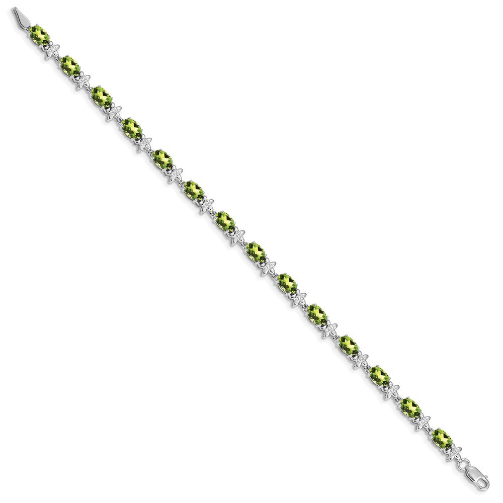 Gold Floral Diamond & Gemstone Bracelets