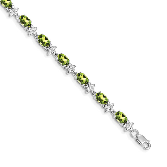 Gold Floral Diamond & Gemstone Bracelets