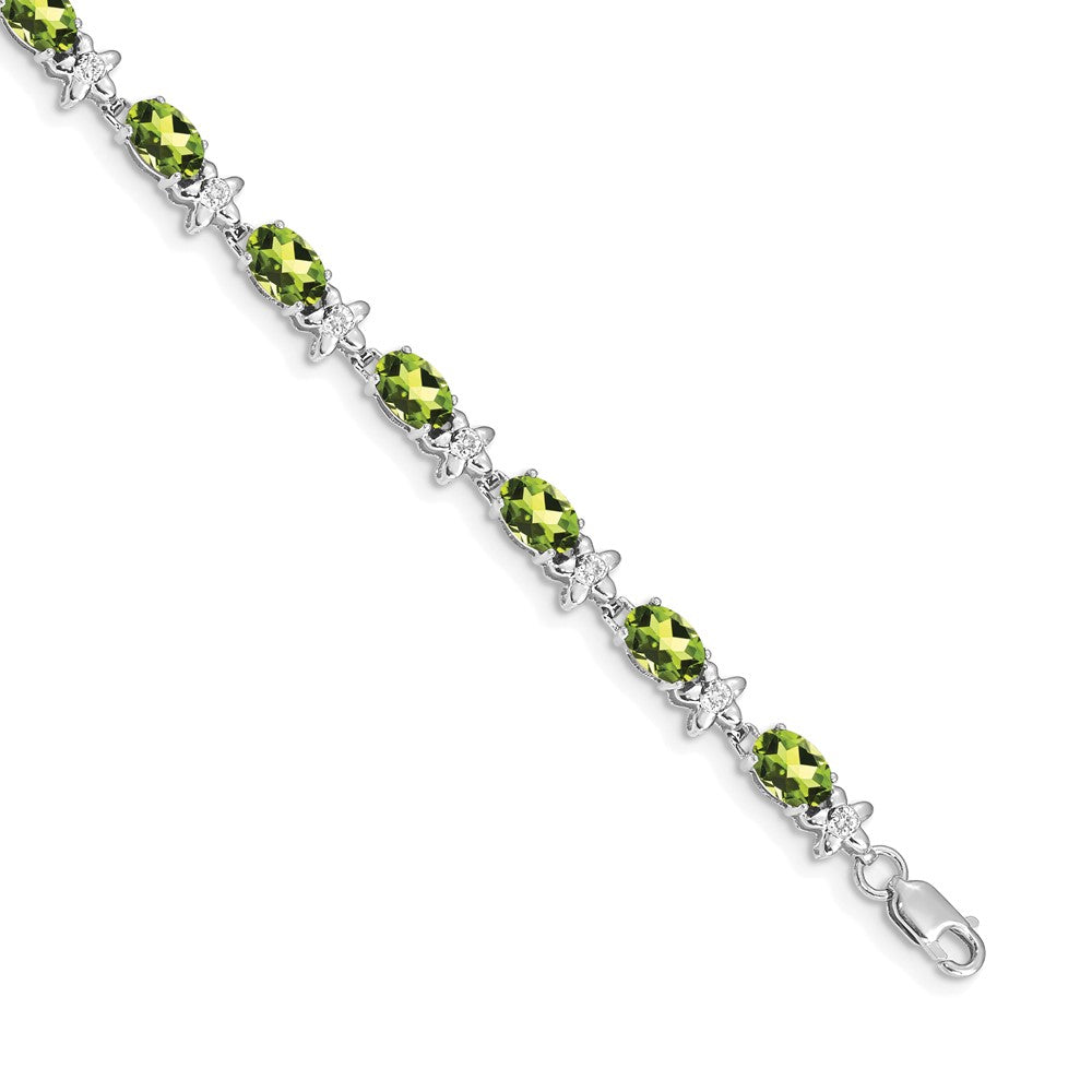 Gold Floral Diamond & Gemstone Bracelets