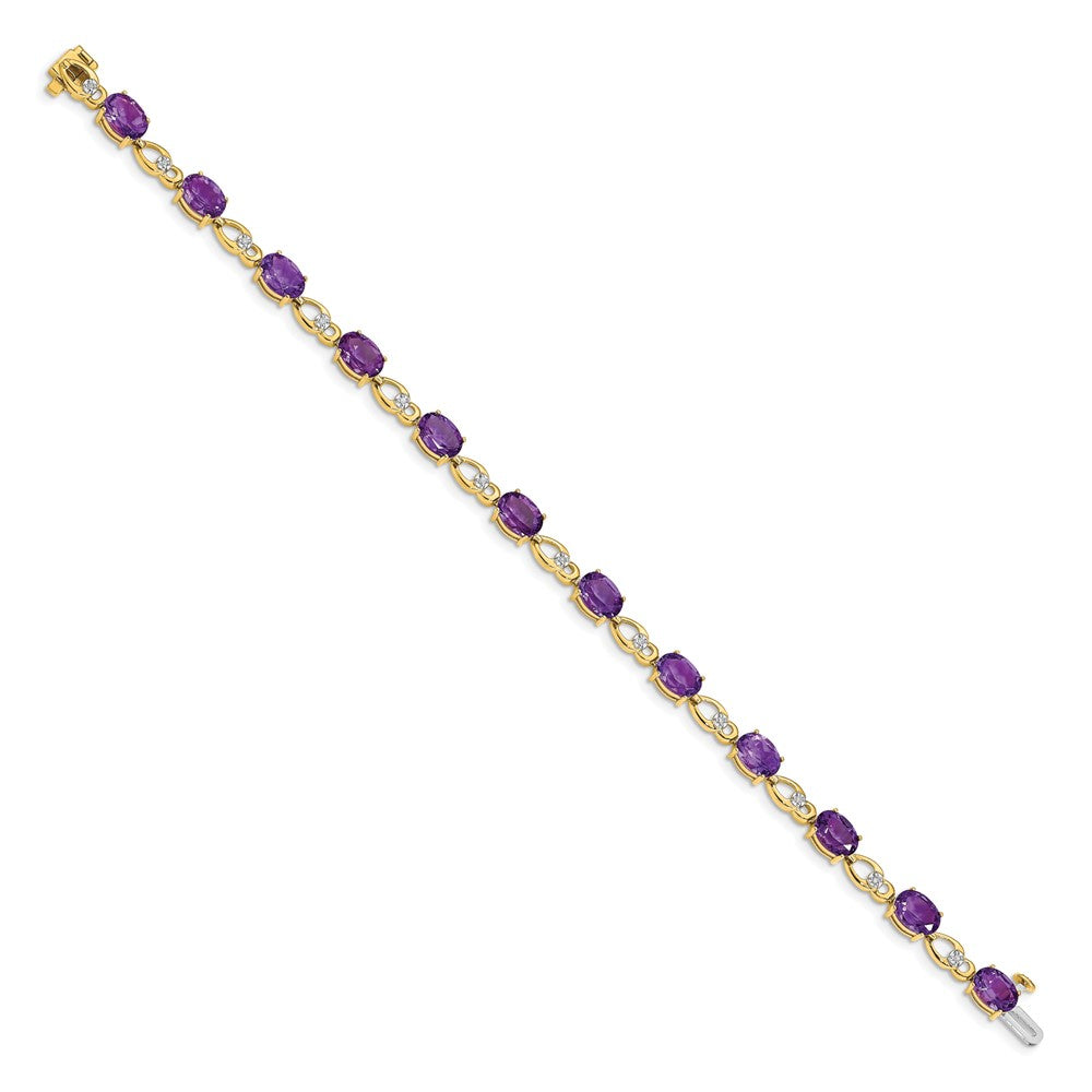 Gold Diamond & Gemstone Bracelets