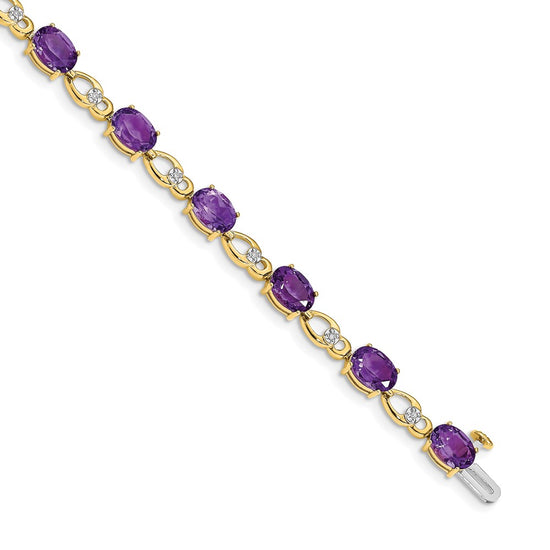 Gold Diamond & Gemstone Bracelets