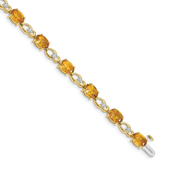 Gold Diamond & Gemstone Bracelets
