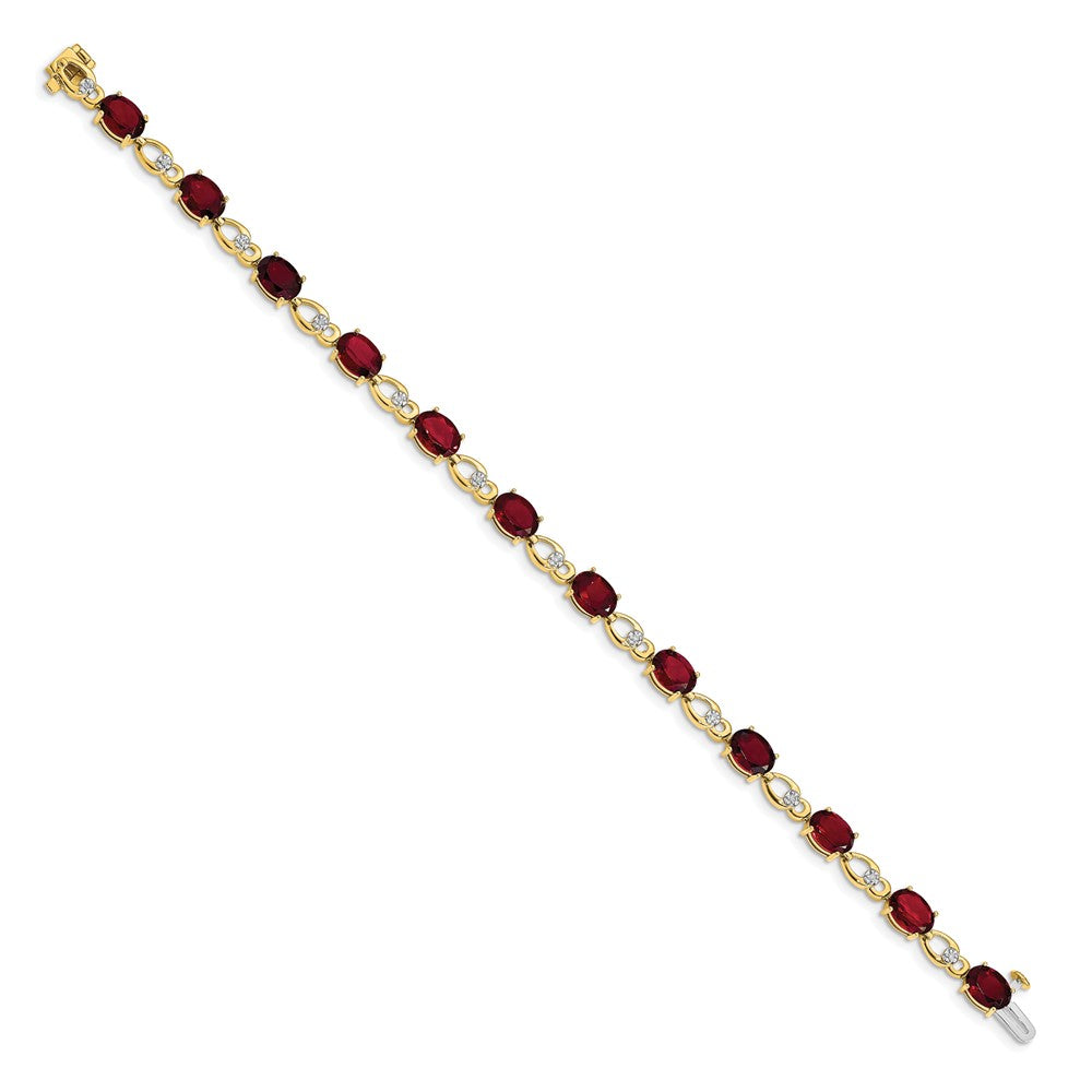 Gold Diamond & Gemstone Bracelets