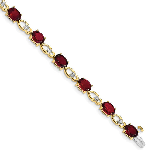 Gold Diamond & Gemstone Bracelets