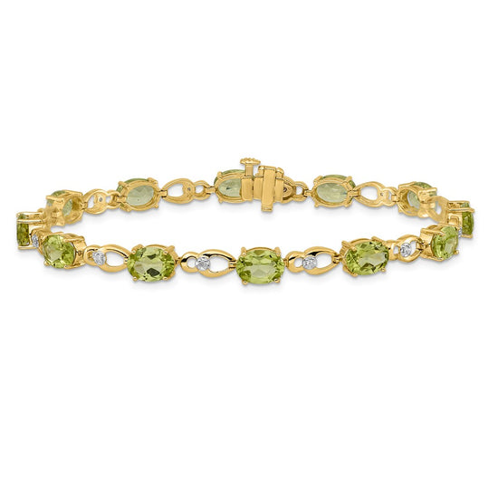 Gold Diamond & Gemstone Bracelets