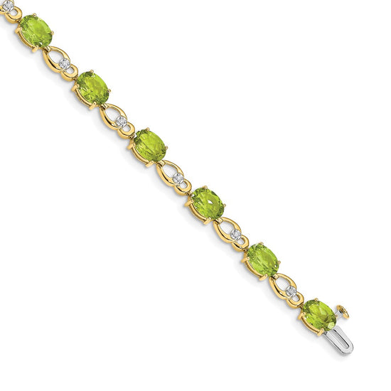 Gold Diamond & Gemstone Bracelets