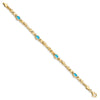 Gold Gemstone Bracelets