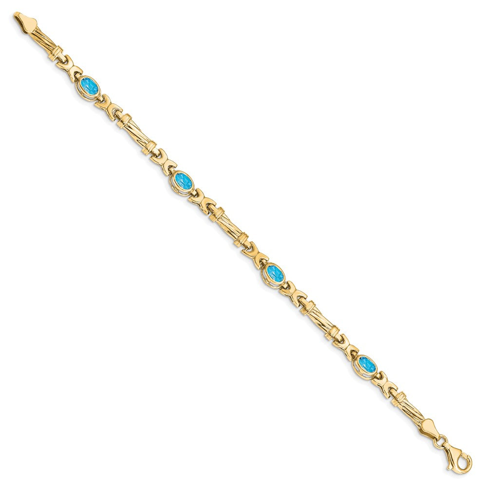 Gold Gemstone Bracelets