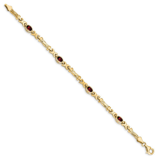 Gold Gemstone Bracelets