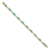 Gold Gemstone Bracelets