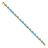 Gold Gemstone Bracelets