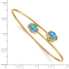 Gold Diamond & Gemstone Flexible Bangles