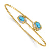 Gold Diamond & Gemstone Flexible Bangles