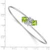 Gold Diamond & Gemstone Flexible Bangles