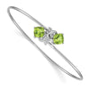 Gold Diamond & Gemstone Flexible Bangles