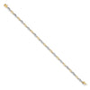 Gold Diamond Oval Link Bracelets
