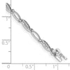 Gold Diamond Oval Link Bracelets
