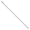 14k White Gold Complete 1/6 carat Diamond Figure 8 Link 7 inch Bracelet