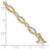Gold Diamond Link Bracelets