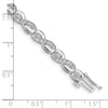 Gold Diamond Infinity Link Bracelets