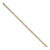 14k Complete 3/8 carat Diamond S-link 7 inch Tennis Bracelet