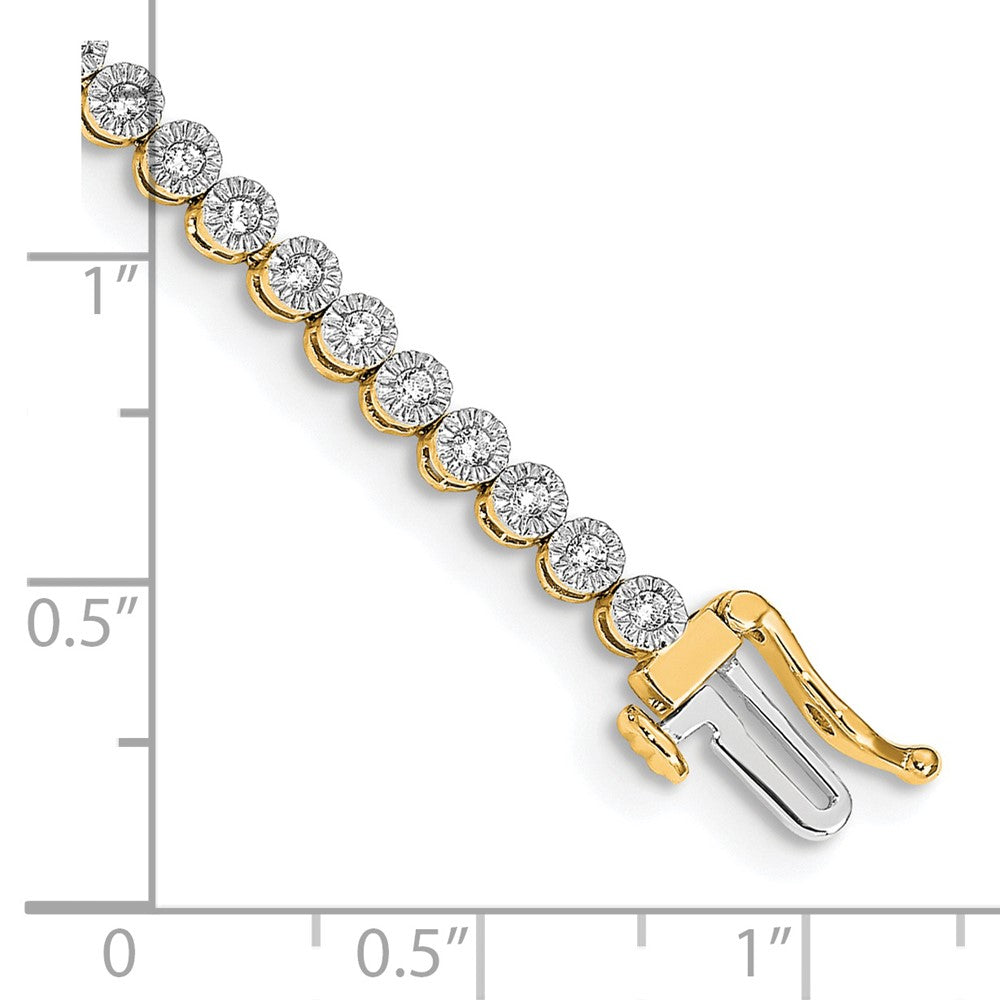 Gold Diamond Tennis Bracelets