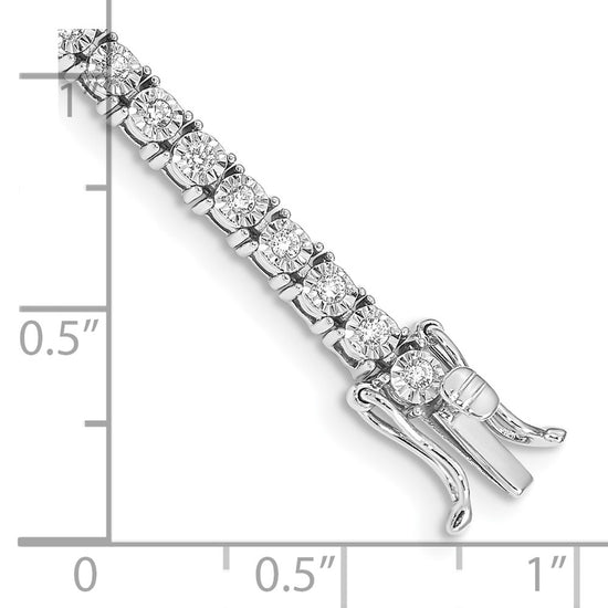 Gold Diamond Illusion Setting Bracelets