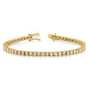14k Complete 1 carat Diamond Illusion Setting 7 inch Tennis Bracelet