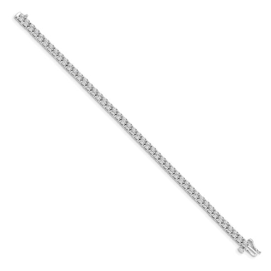 Gold Diamond Cluster Setting Bracelets