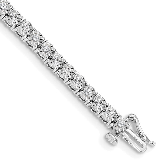 Gold Diamond Cluster Setting Bracelets