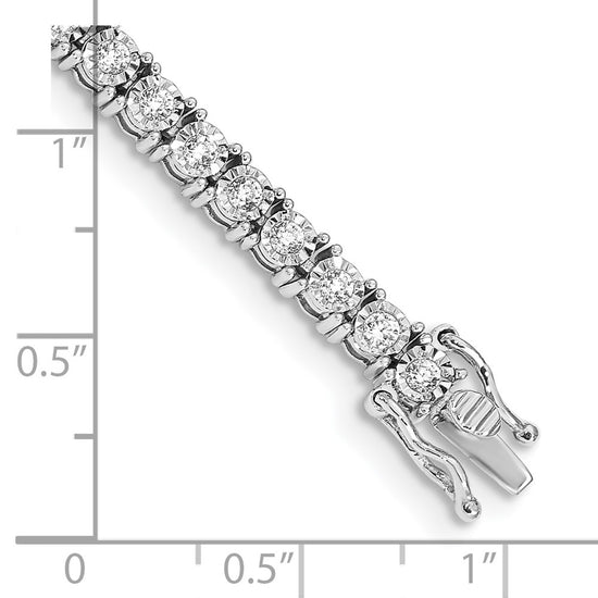 Gold Diamond Illusion Setting Bracelets