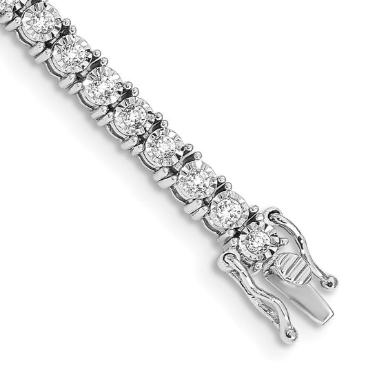 Gold Diamond Illusion Setting Bracelets