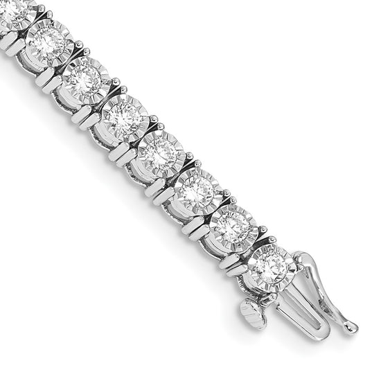 Gold Diamond Illusion Setting Bracelets