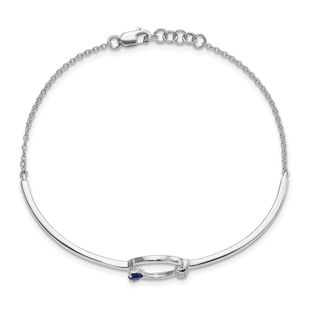 Gold Diamond & Gemstone Circle Bracelets