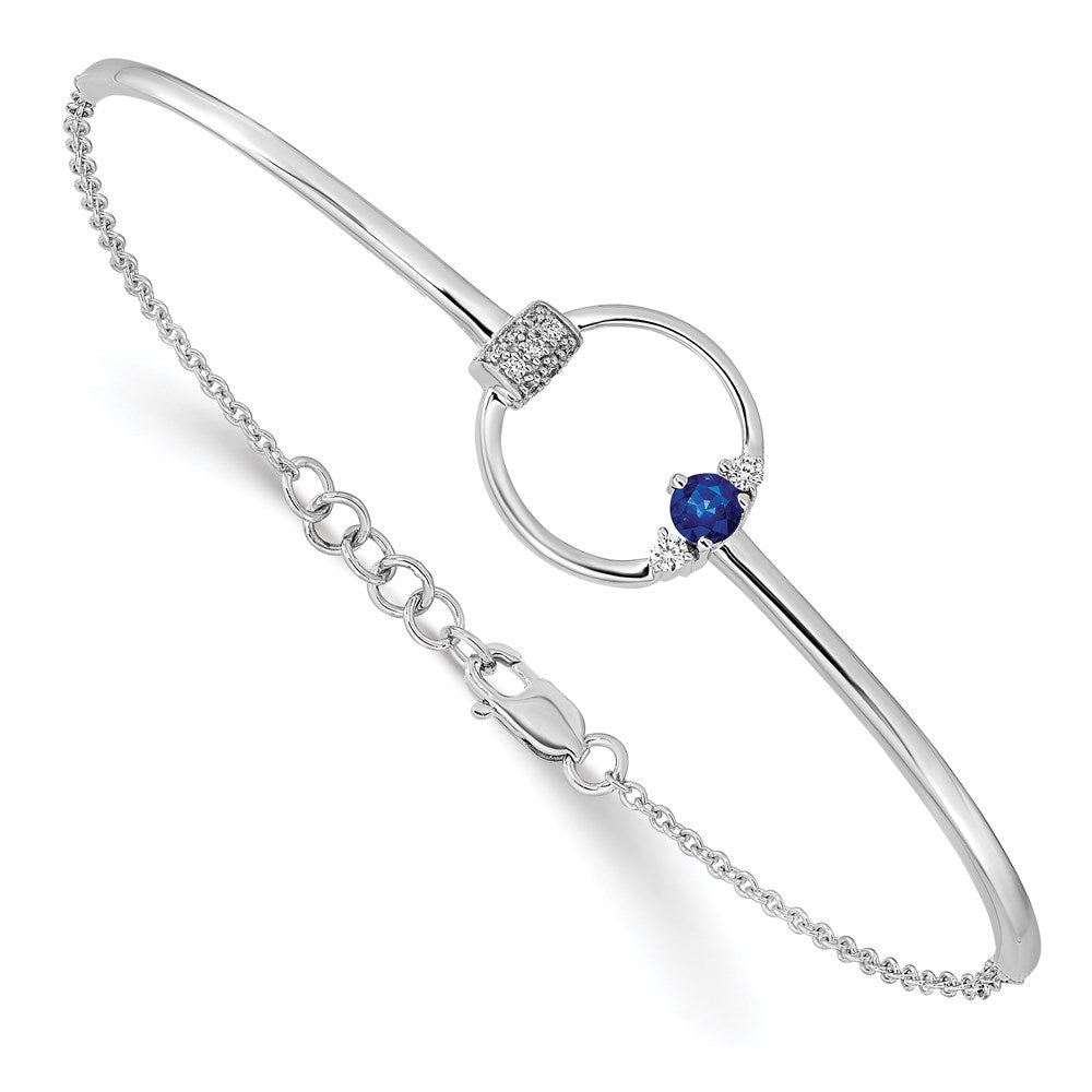 Gold Diamond & Gemstone Circle Bracelets