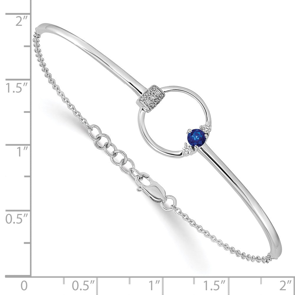 Gold Diamond & Gemstone Circle Bracelets