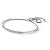 14k White Gold 1/5 carat Lab Grown Diamond VS/SI+ G+ Complete Adjustable Bolo Bracelet