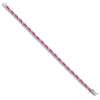 Gold Diamond & Oval Gemstone Bracelets