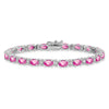 Gold Diamond & Oval Gemstone Bracelets