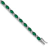 Gold Diamond & Oval Gemstone Bracelets