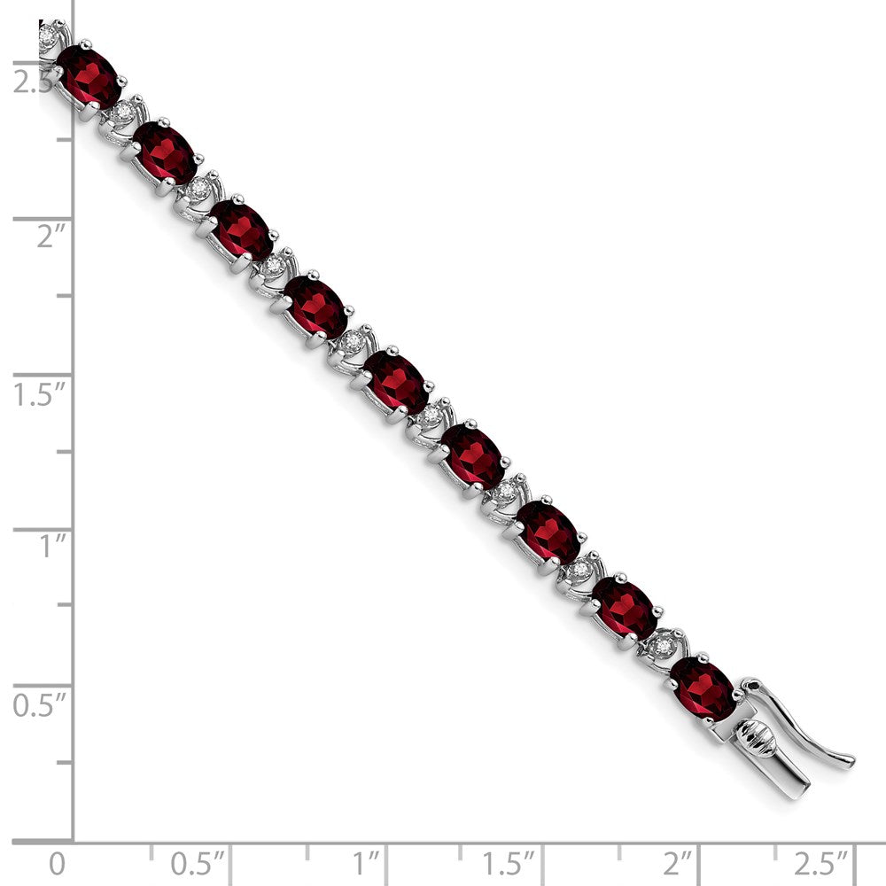 Gold Diamond & Oval Gemstone Bracelets